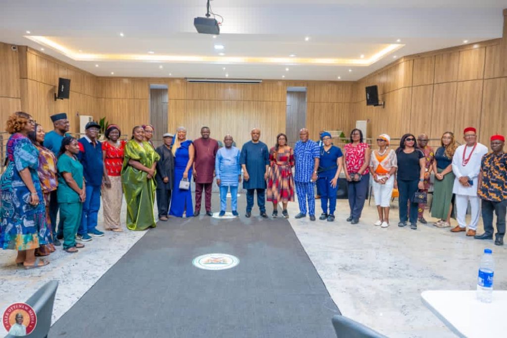 HEALTHCARE IS A RIGHT, NOT A PRIVILEGE – GOV. OTTI, THANKS ABIA DIASPORA COMMISSION FOR MEDICAL OUTREACH IN THE STATE